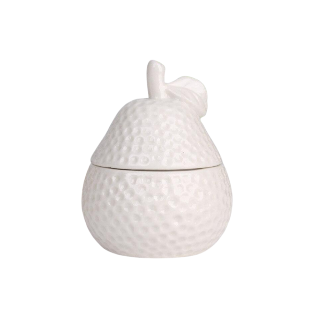 Gold Fruit Shaped Ceramic Jar - Homio Decor