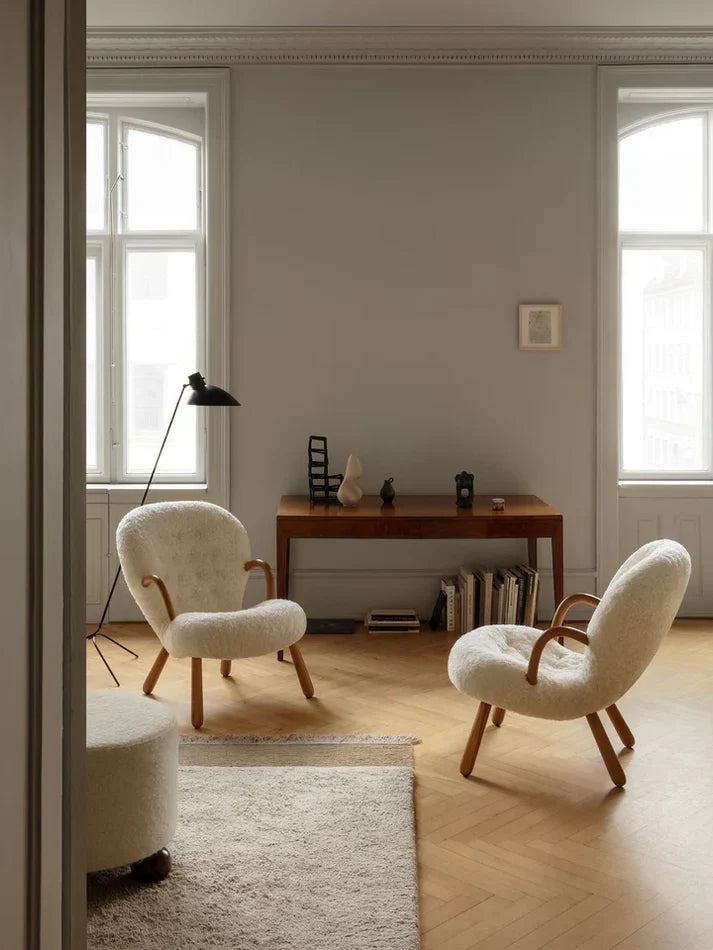 Genuine Sheepskin Chair - Homio Decor
