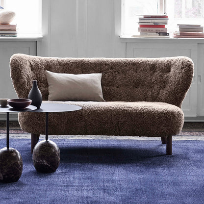 Genuine Sheepskin Sofa (Frosty Brown) - Homio Decor