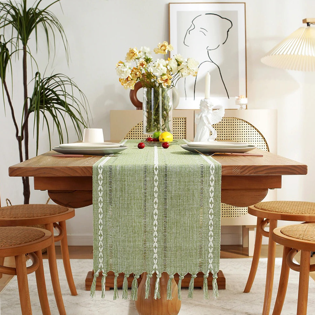 Linen Table Runner - Homio Decor