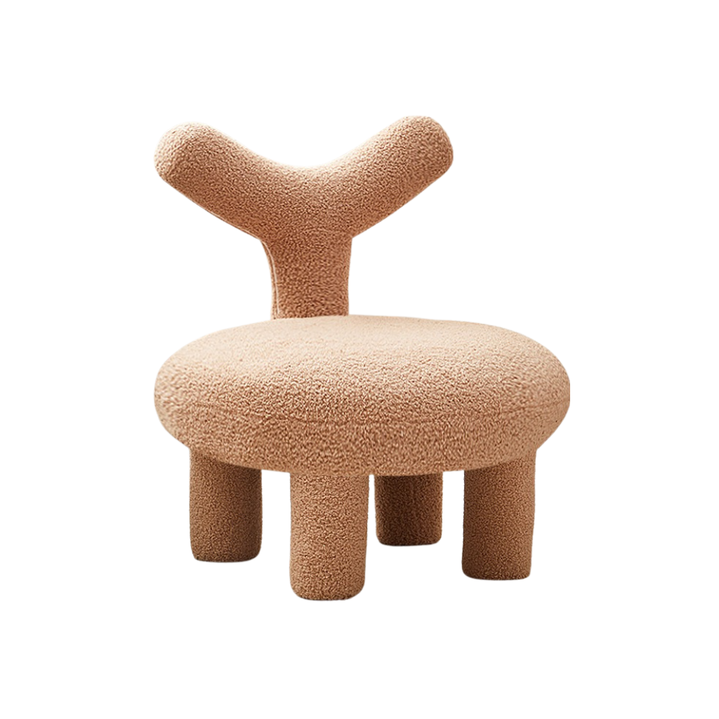 Large Lambswool Lounge Chair - Homio Decor