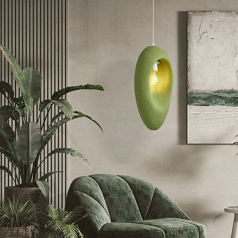 Avocado Wabi-Sabi Pendant Lamp - Homio Decor