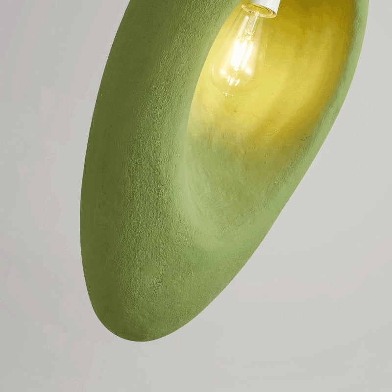 Avocado Wabi-Sabi Pendant Lamp - Homio Decor