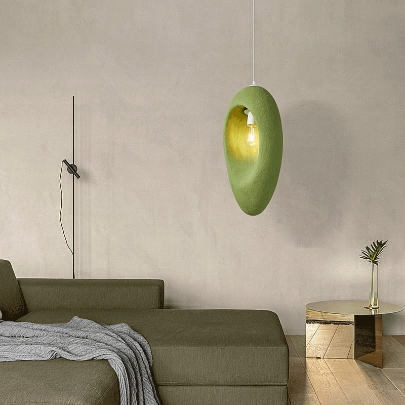 Avocado Wabi-Sabi Pendant Lamp - Homio Decor