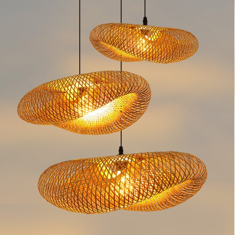 Bamboo Weaving Pendant Lamp - Homio Decor