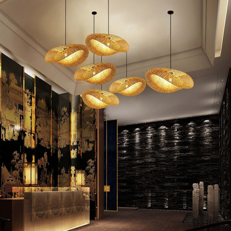 Bamboo Weaving Pendant Lamp - Homio Decor