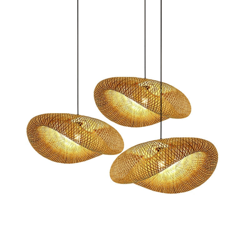 Bamboo Weaving Pendant Lamp - Homio Decor