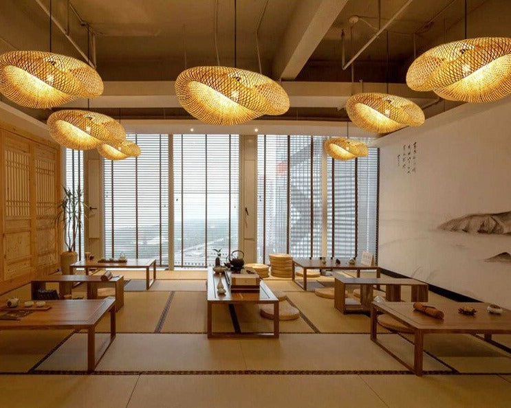 Bamboo Weaving Pendant Lamp - Homio Decor