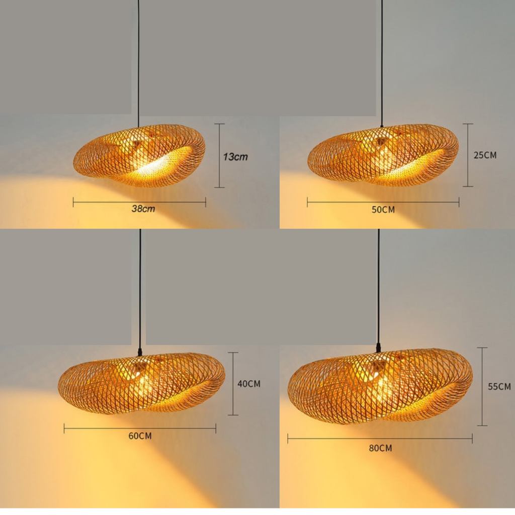 Bamboo Weaving Pendant Lamp - Homio Decor