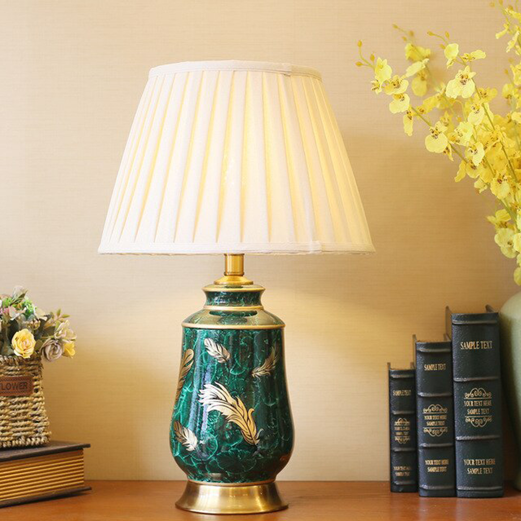 Luxury Post-Modern Green Table Lamp - Homio Decor