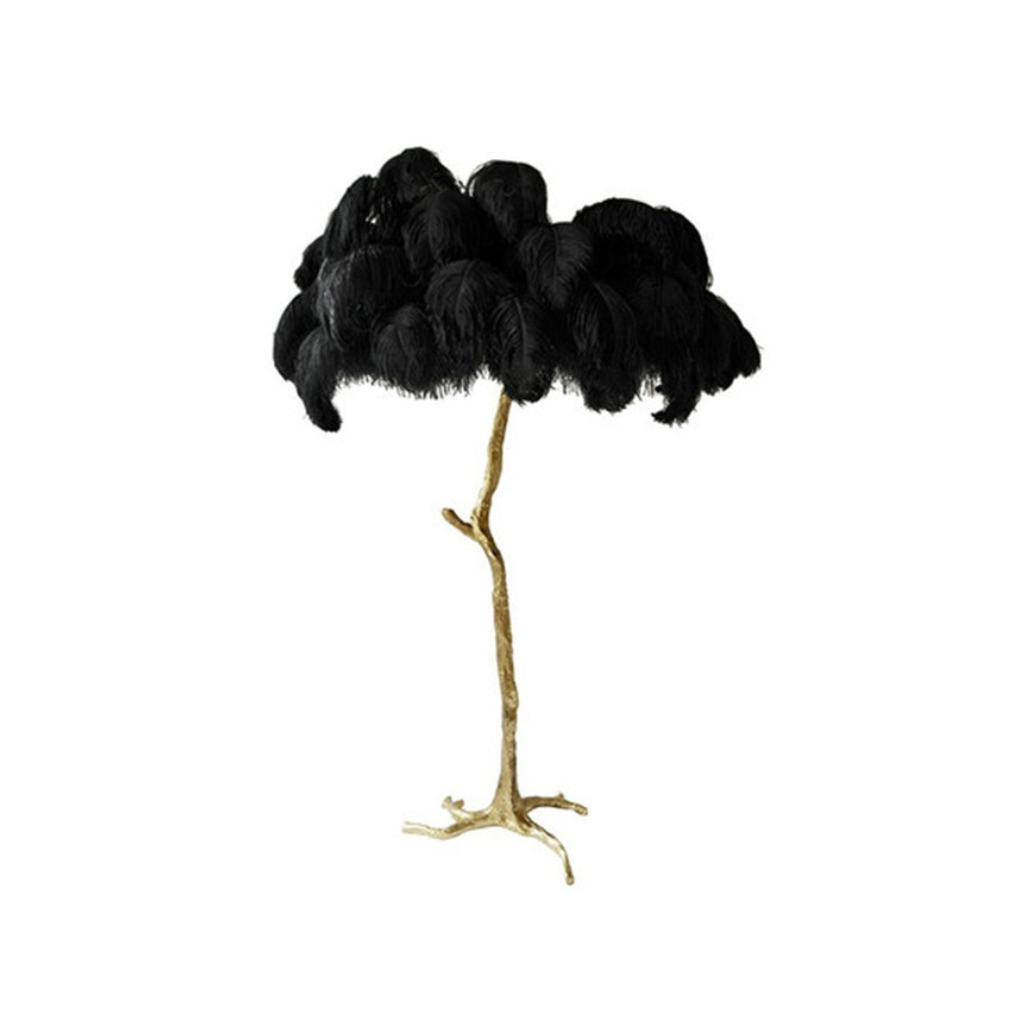 Luxury Feather Floor Lamp - Homio Decor