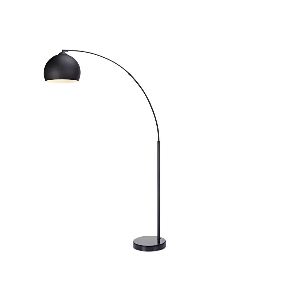 Metal Floor Lamp with Bell Shade - Homio Decor