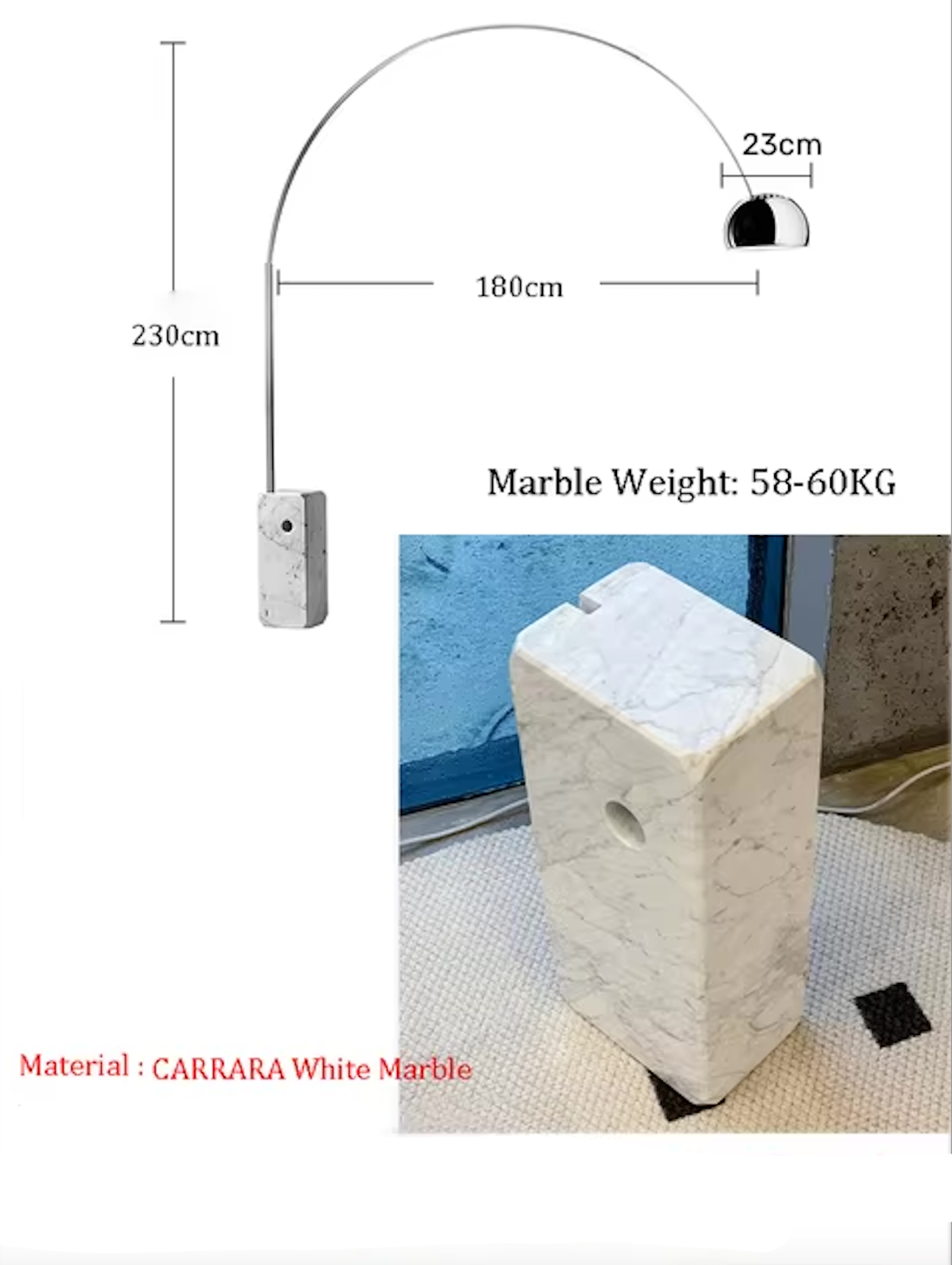Natural Marble Designer Fishing Lamp - Homio Decor