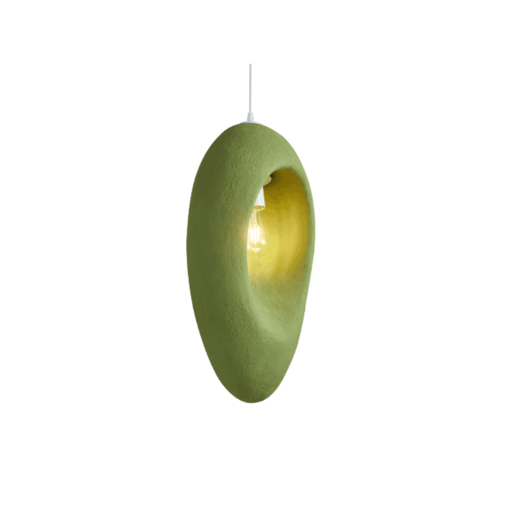 Avocado Wabi-Sabi Pendant Lamp - Homio Decor