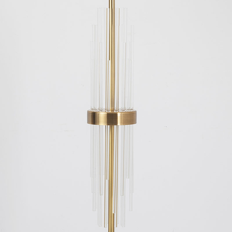 Elegant Crystal Details Floor Lamp - Homio Decor