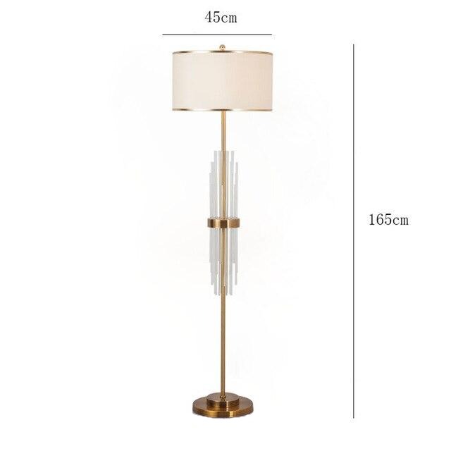Elegant Crystal Details Floor Lamp - Homio Decor