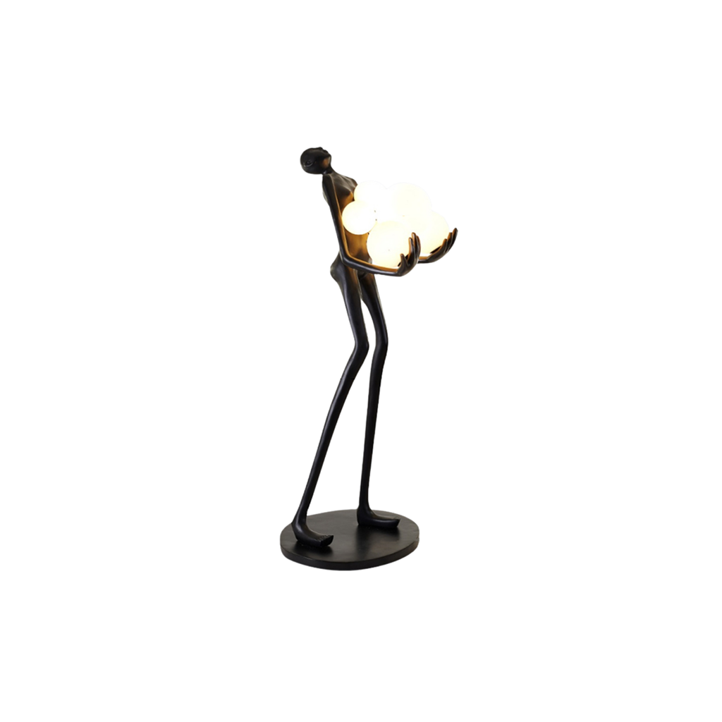 Human Sculpture Resin LED Floor Lamp - Homio Decor