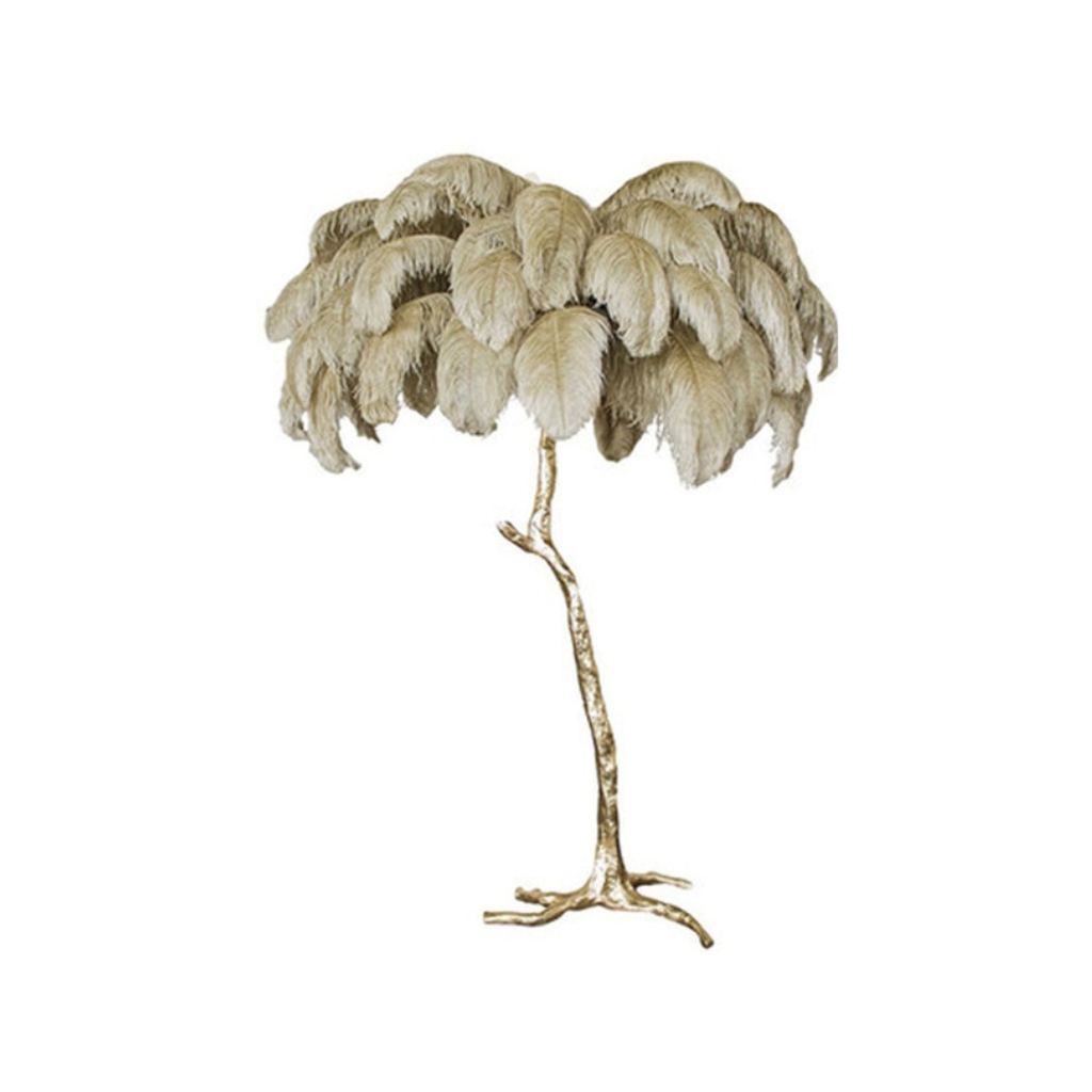 Luxury Feather Floor Lamp - Homio Decor