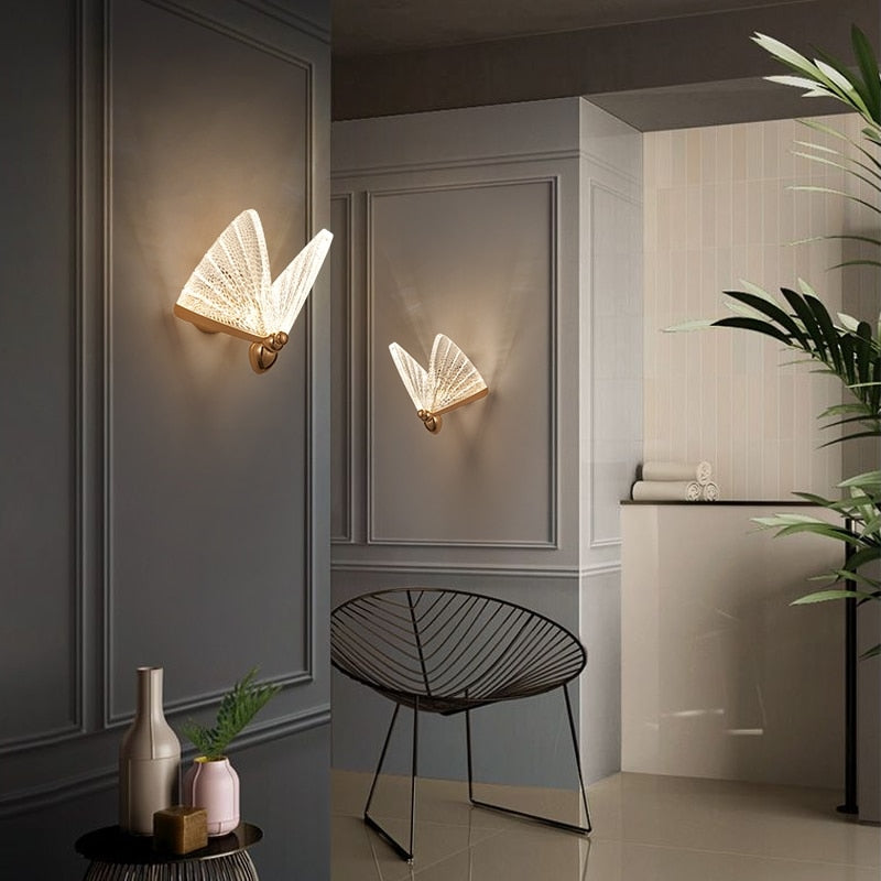 Luxury Butterfly Wall Lamp - Homio Decor