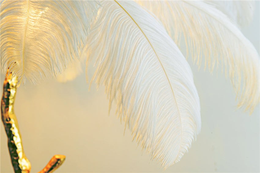 Luxury Feather Floor Lamp - Homio Decor