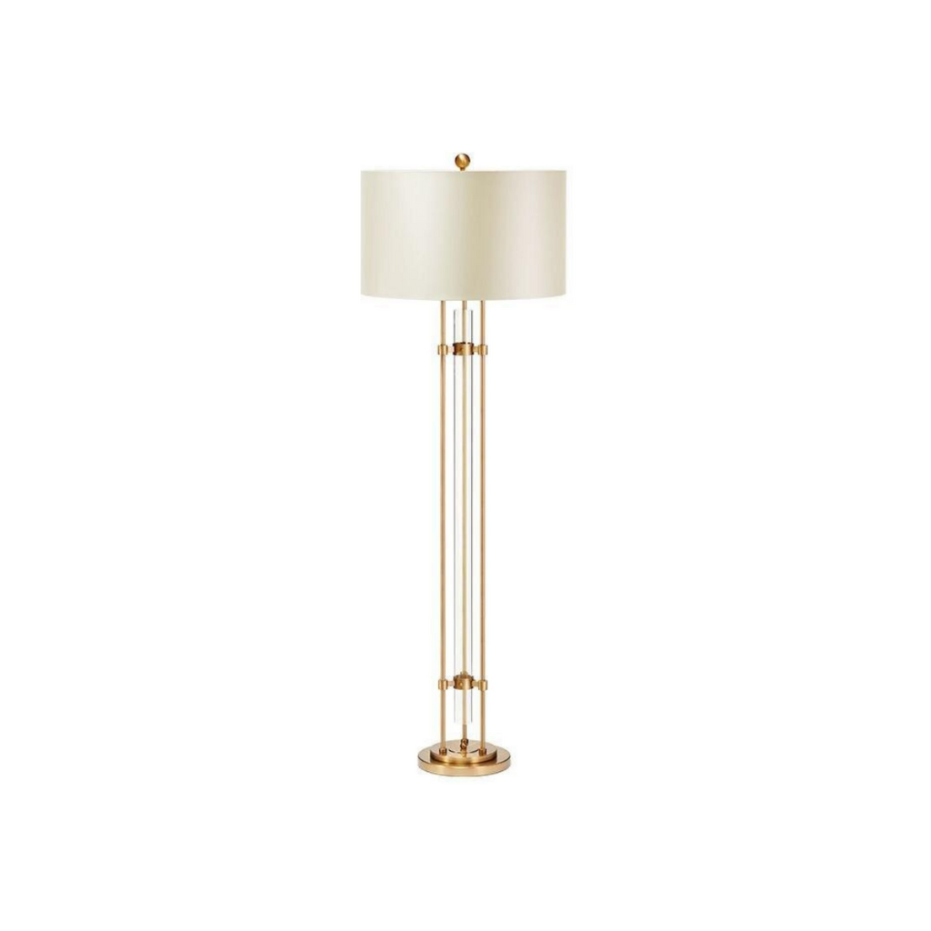 Luxury Golden Glass Floor Lamp - Homio Decor