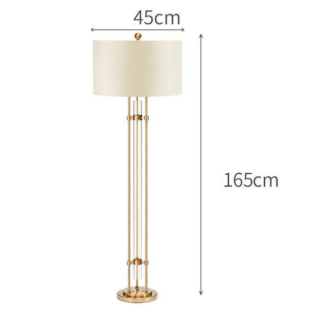 Luxury Golden Glass Floor Lamp - Homio Decor