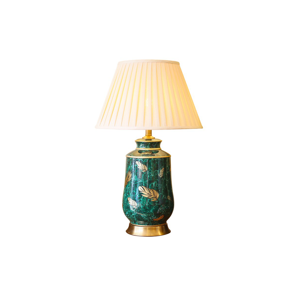 Luxury Post-Modern Green Table Lamp - Homio Decor