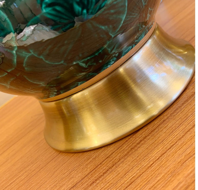 Luxury Post-Modern Green Table Lamp - Homio Decor