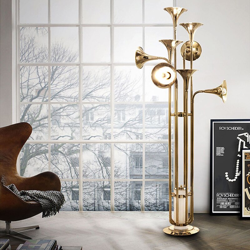Luxury Trumpet Floor Lamp - Homio Decor