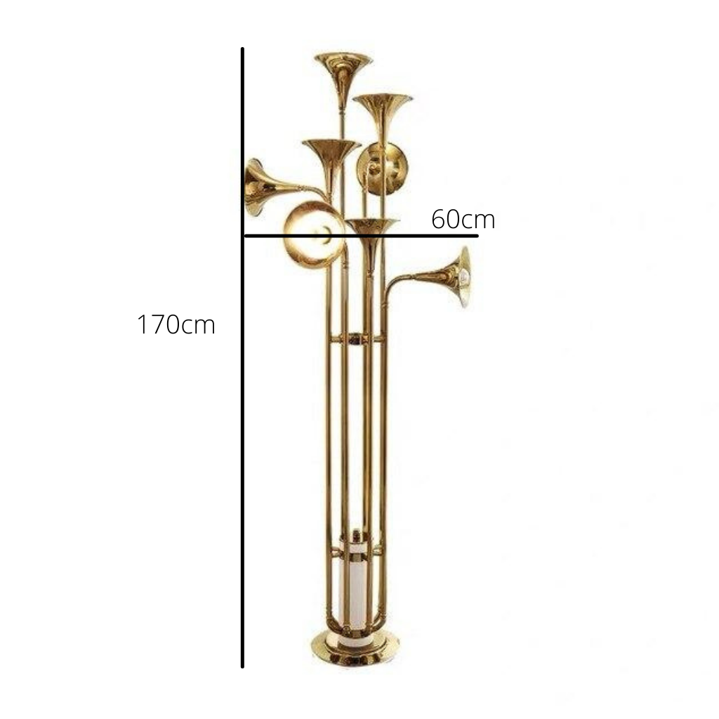 Luxury Trumpet Floor Lamp - Homio Decor