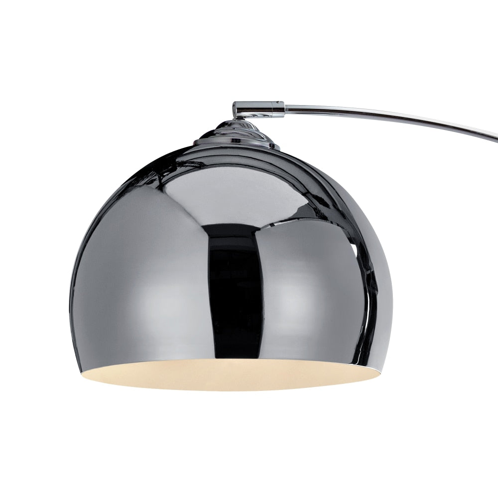 Metal Floor Lamp with Bell Shade - Homio Decor