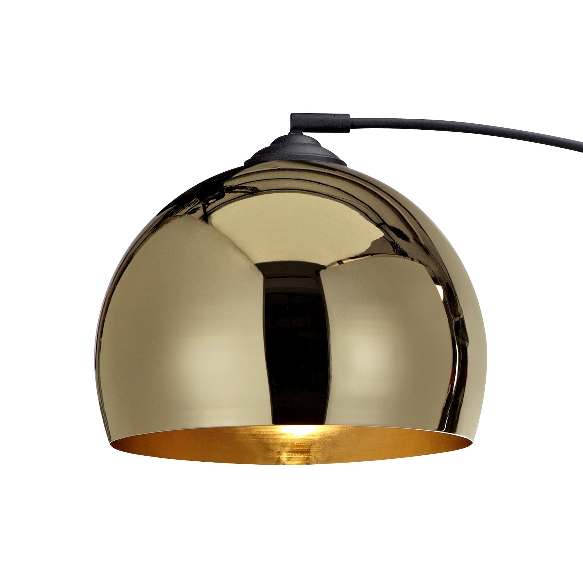 Metal Floor Lamp with Bell Shade - Homio Decor