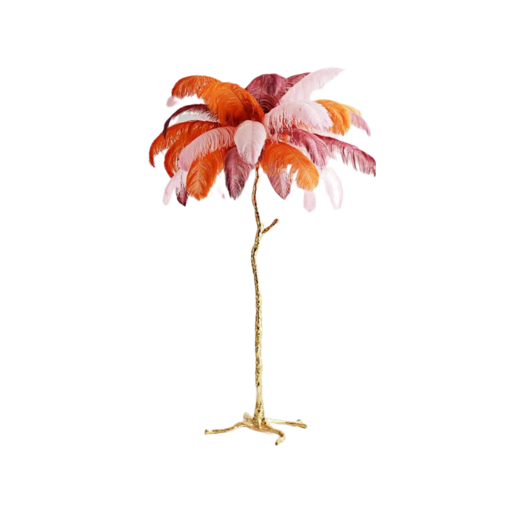 Luxury Feather Floor Lamp - Homio Decor