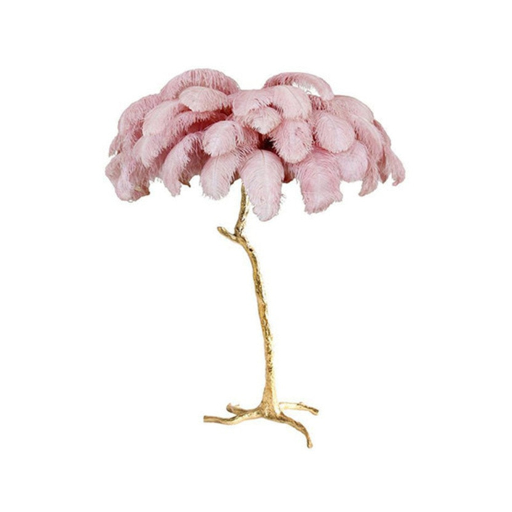 Luxury Feather Floor Lamp - Homio Decor