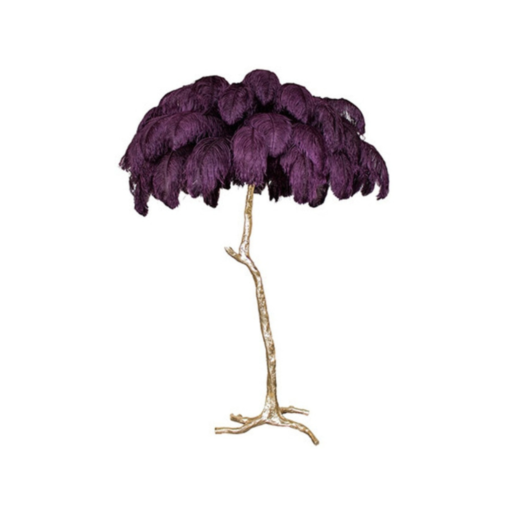 Luxury Feather Floor Lamp - Homio Decor