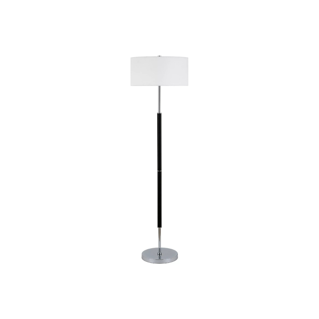 Matte Black Brass Floor Lamp - Homio Decor
