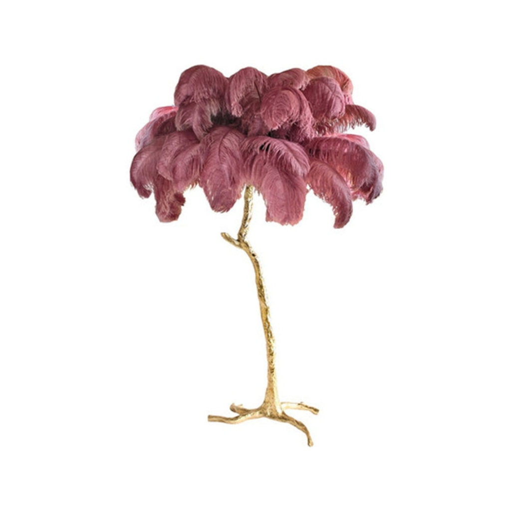 Luxury Feather Floor Lamp - Homio Decor