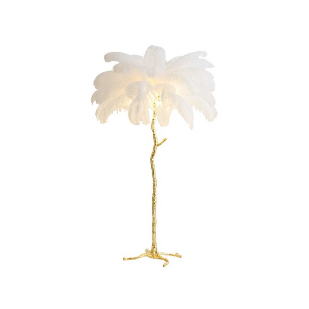Luxury Feather Floor Lamp - Homio Decor