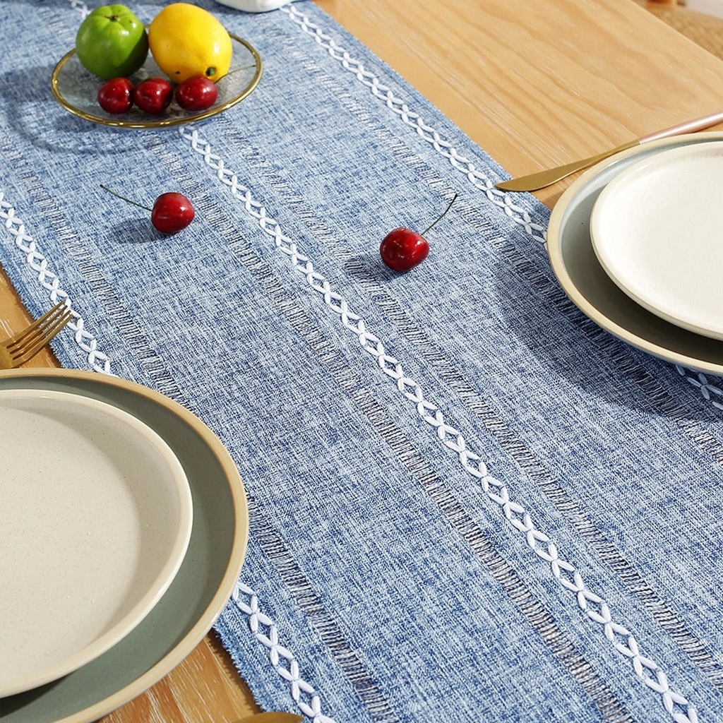 Linen Table Runner - Homio Decor