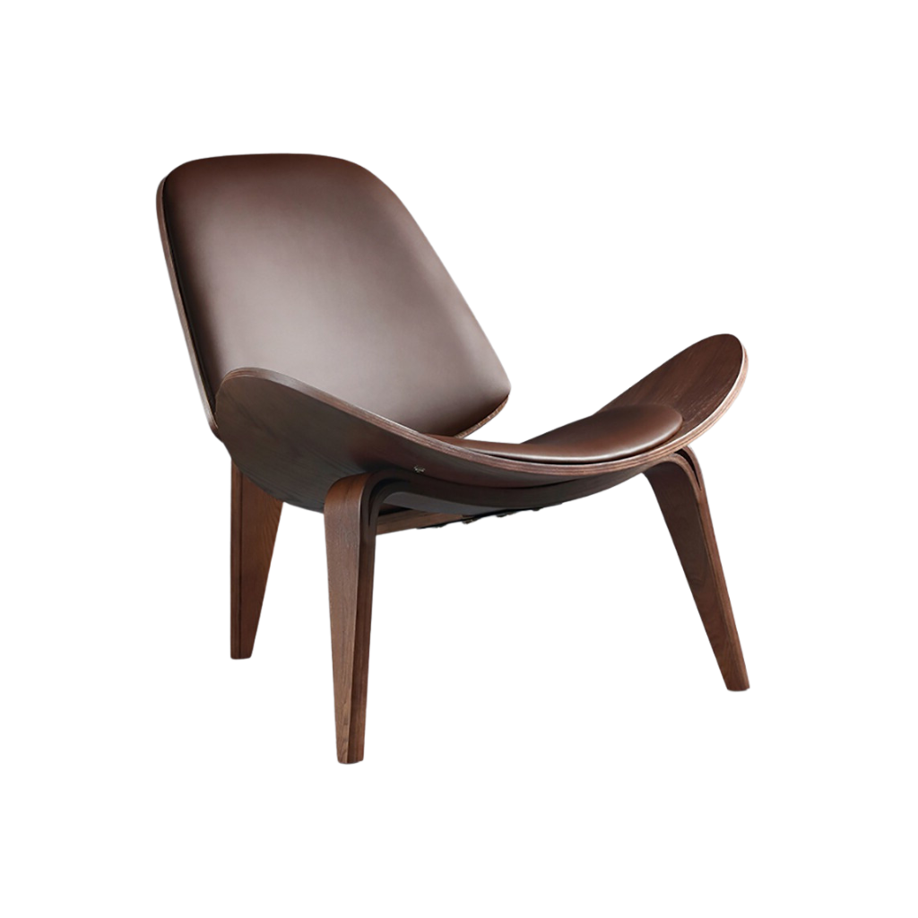 Mid Century Lounge Chair Tripod Style - Homio Decor