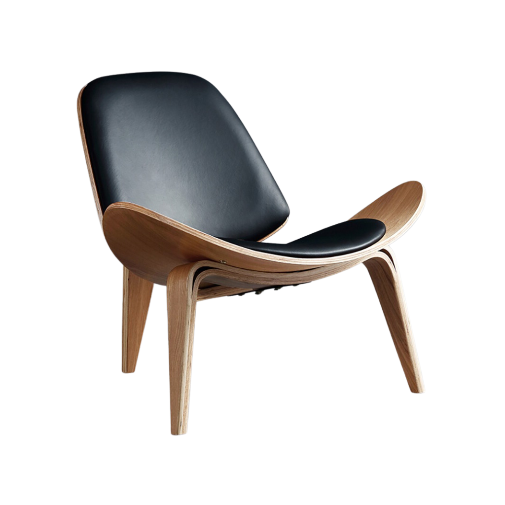 Mid Century Lounge Chair Tripod Style - Homio Decor