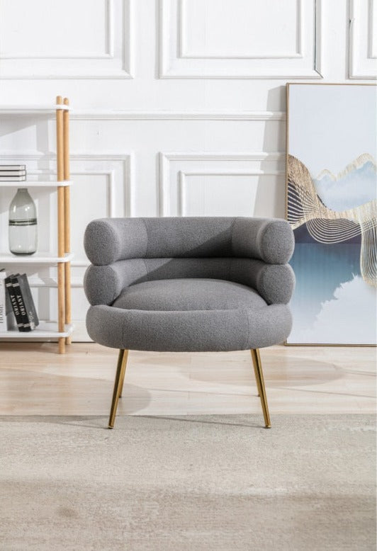 Teddy Dining Chair with Golden Feet - Homio Decor