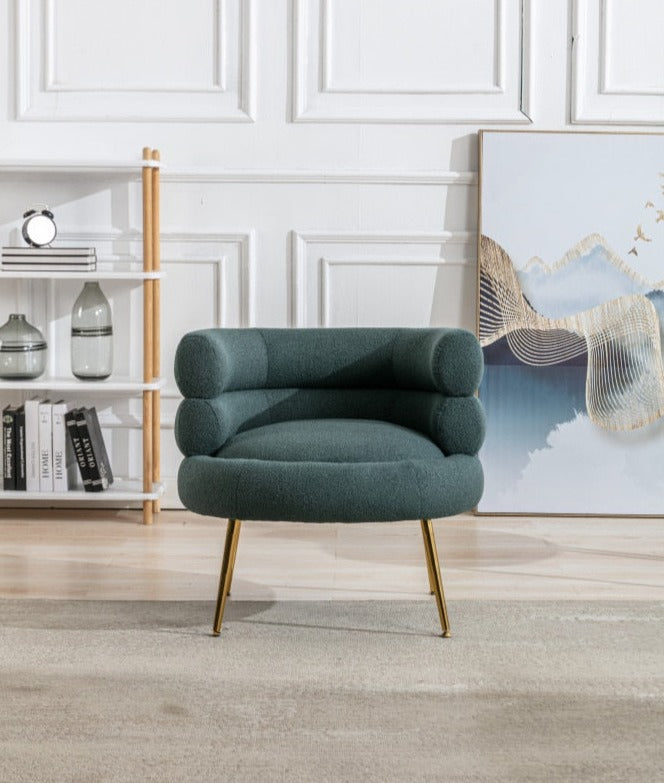 Teddy Dining Chair with Golden Feet - Homio Decor