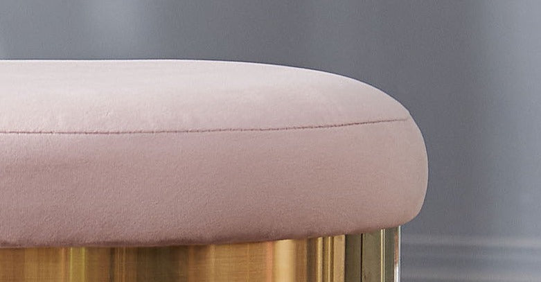 Flannel Pouf with Tassels - Homio Decor