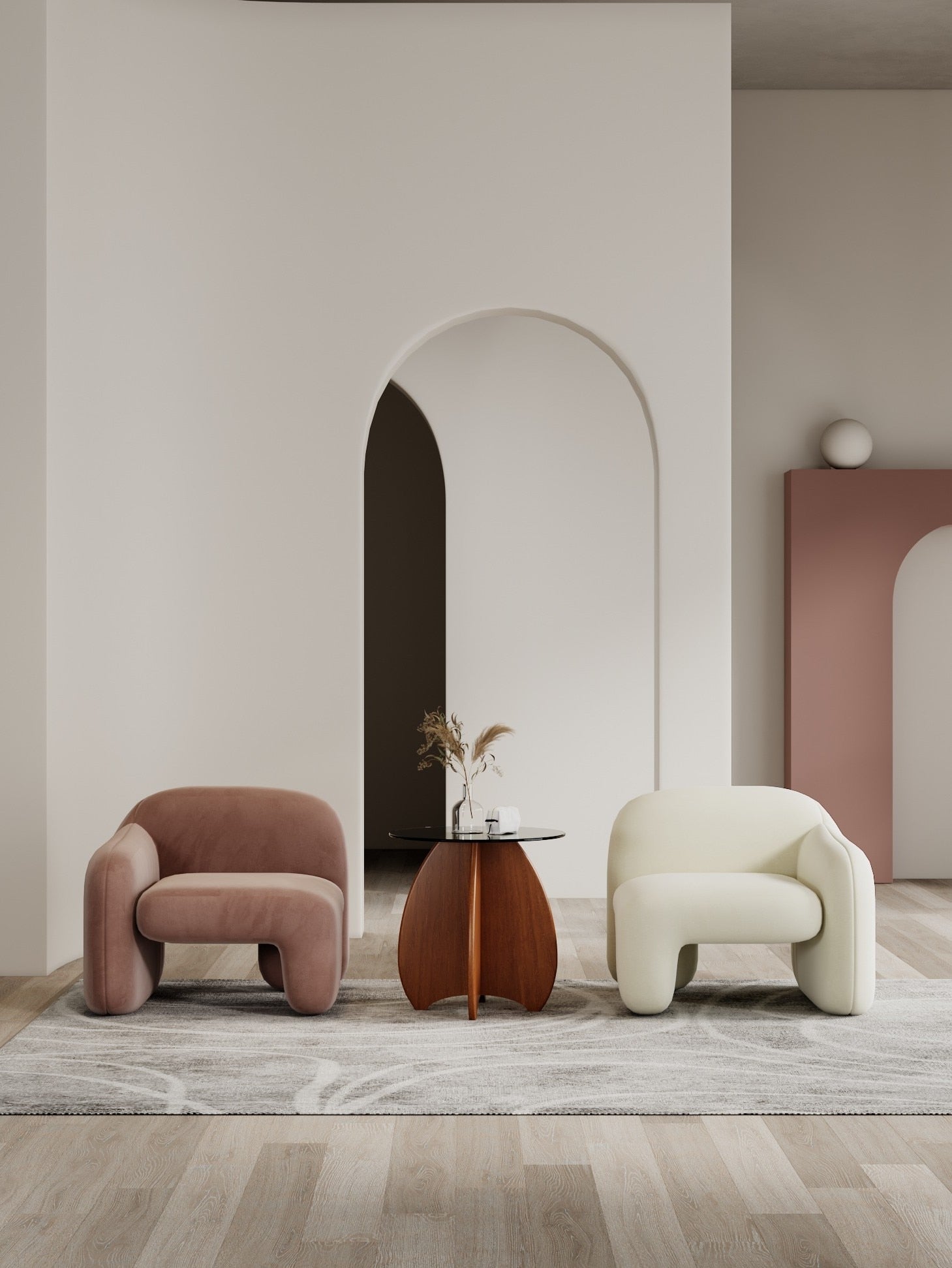 Japandi Designer Lounge Sofa - Homio Decor