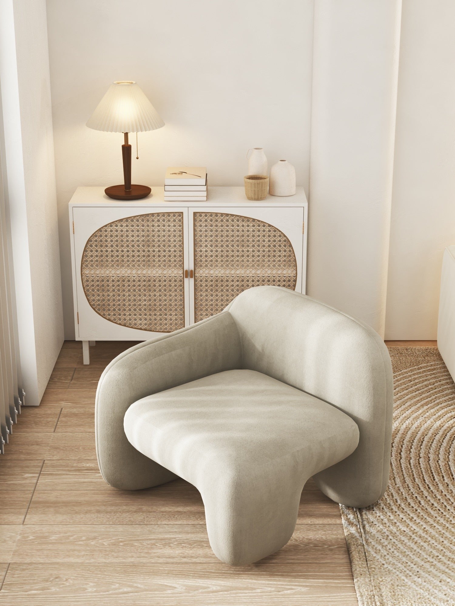 Japandi Designer Lounge Sofa - Homio Decor