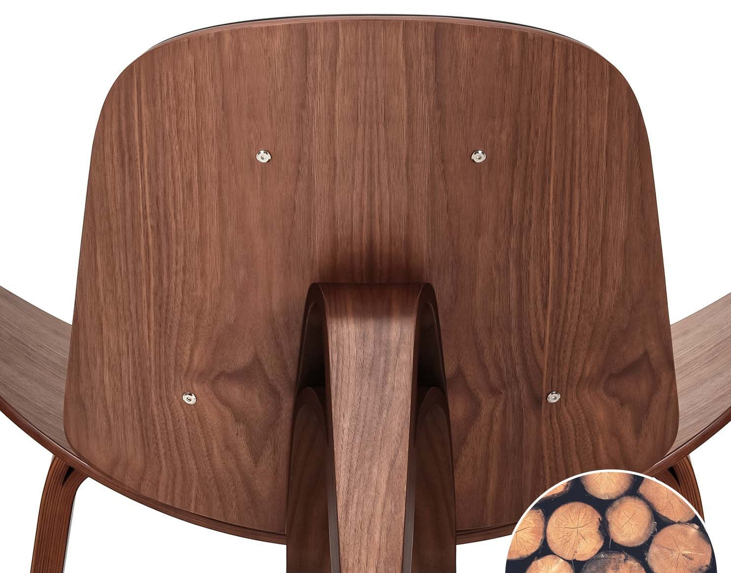 Mid Century Lounge Chair Tripod Style - Homio Decor