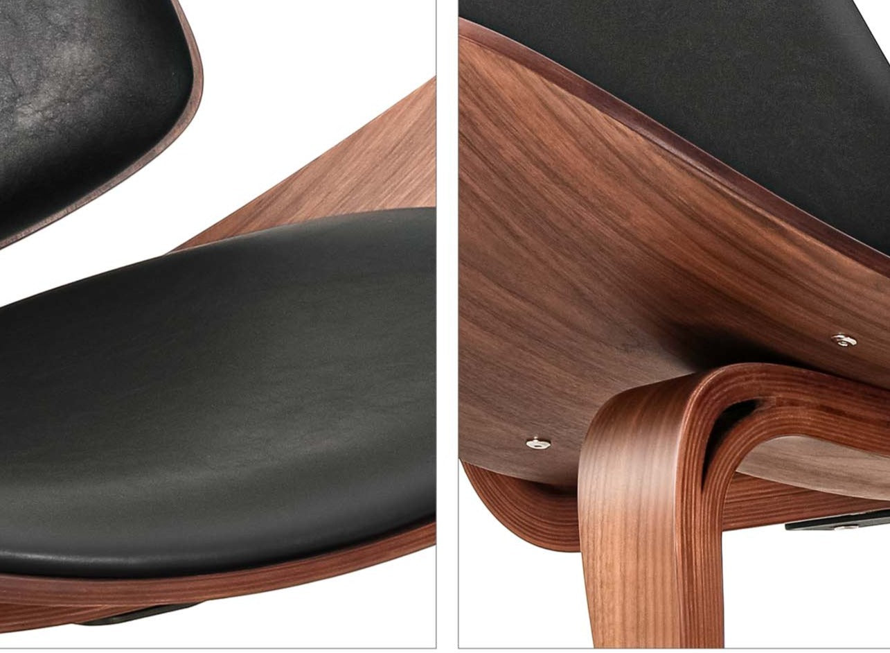 Mid Century Lounge Chair Tripod Style - Homio Decor