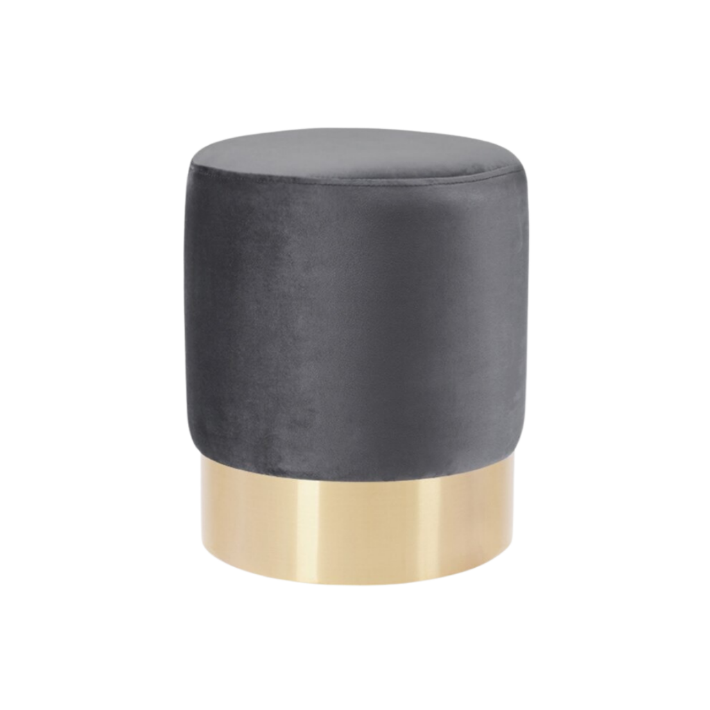 Flannel Pouf with Tassels - Homio Decor