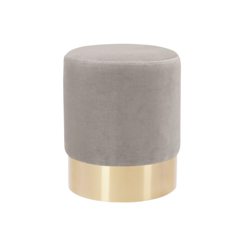 Flannel Pouf with Tassels - Homio Decor
